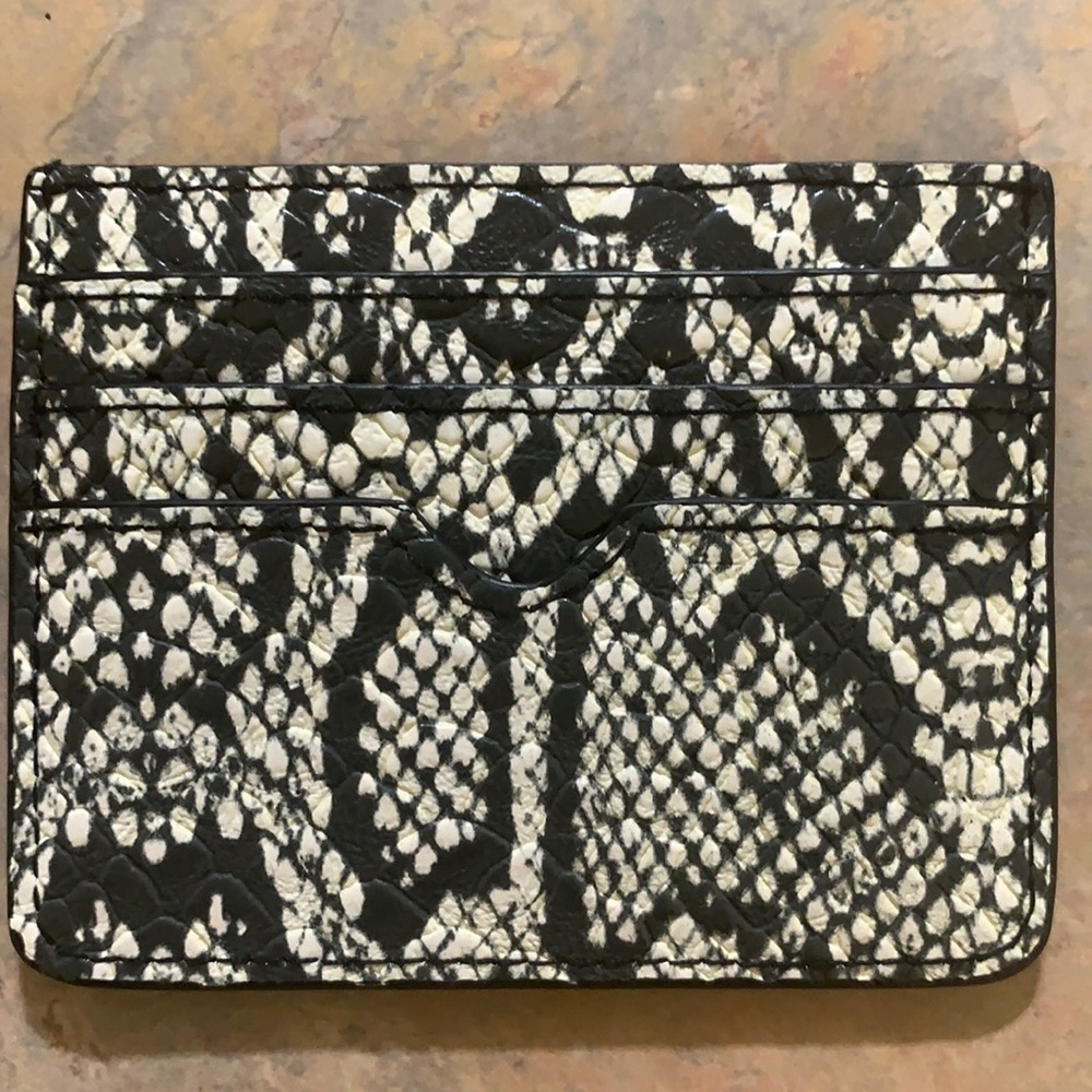 Express Card Holder in Snakeskin